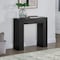 Alaterre Furniture Stockyard Solid Wood Console Table 36 in Modern Farmhouse Small Entryway Table AFTBL-034 - alternate 6