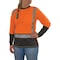 Ergodyne Hi-Vis Shirt, 2XL, Orange, Long Sleeve 22346 - alternate 1