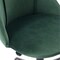 Homeroots Green and Black Adjustable Height Swivel Rolling Office Chair 568087 - alternate 6