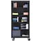 Sandusky Lee 5-Shelf Mobile Bookcase, 78"x36" Black BM40361872-09 - alternate 6