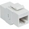 Intellinet Network Solutions Cat6 In-Line White Keystone Jack 505147 - alternate 1