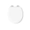 Kohler Hyten Slow Close Round White Plastic Toilet Seat 25876-0 - alternate 1