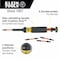 Klein Tools Screwdriver, Ratcheting, Impact, 13-in-1 32313HD - alternate 11
