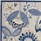 Homeroots 6' X 9' Blue And Gray Floral Indoor Outdoor Area Rug 546836 - alternate 6