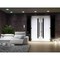 Vdomdoors Aluminum Double Doors Dekton 0163 Ardesia Nero 2 Sidelights Entry Door Painted (W100xH80) Left hand DEKTON0163DEXD-ARD-W14+72+14xH80-LH-I - alternate 4