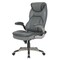 Office Star Products Exec Bonded Lthr Seating Office Chair, Charcoal / Titanium ECH17057-EC42 - alternate 8
