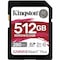 Kingston 512GB CANVAS REACT PLUS SDXC UHS-II 280R/150W U3 V60 FOR FULL HD/4K SDR2V6/512GB - alternate 1