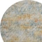Homeroots 8' Gold Beige And Orange Round Abstract Washable Indoor Outdoor Area Rug 643573 - alternate 6