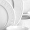Elama Charlotte 20 Piece Porcelain Dinnerware Set in White EL-CHARLOTTE - alternate 6