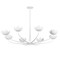 Troy Lighting Arcata 8 Light Chandelier, Gesso White, 55 In x 18.25 In F2048-GSW - alternate 1