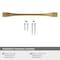 Amerock Uprise 7-9/16 in 192 mm Center-to-Center Champagne Bronze Cabinet Pull BP36919CZ - alternate 3