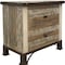 Homeroots 27" Brown Two Drawer Nightstand 527058 - alternate 4