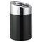 Service Ideas Tabletop Trash Can with Angled Top, 1.5 Liter, Black Onyx TTR15BSBX - alternate 1