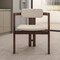 Leisuremod Velo Modern Dining Chair in Walnut Color Wood with Taupe Seat, 4PK VCWN-51TP4 - alternate 7