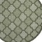 Homeroots 8' Green Round Geometric Indoor Outdoor Area Rug 572803 - alternate 7