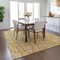 Homeroots 10' X 14' Gold Brown And Beige Abstract Washable Indoor Outdoor Area Rug 602502 - alternate 6