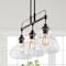 Jonathan Y Marlowe 32.5" 3-Light Farmhouse Industrial Iron/Glass Linear LED Pendant, Oil Rubbed Bronze/Clear JYL7589A - alternate 8