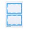 Sicurix Adhesive Badges, Blue Border, 600PK 67643 - alternate 5