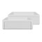 Whitehaus Collection 33 in Reversible Single Bowl Fireclay Kitchen Sink with Grid WHRP3318-W - alternate 1