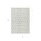 Homeroots 3' X 5' Ivory And Black Geometric Washable Indoor Outdoor Area Rug 613554 - alternate 5