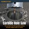Powertec 3in & 4in Tungsten Carbide Hole Saws for Soft & Hard Metal 14913 - alternate 8