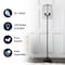 Jonathan Y Odette 65" Industrial Metal Floor Lamp, Black/Silver JYL4030A - alternate 8