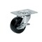 Surtek Rubber Swivel Caster With Brake 3in RH7B - alternate 1