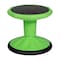 Flash Furniture Lucas Fixed Height Kids Flexible Active Stool w/Non-Skid Bottom in Green, 12in. Seat Height BFT-9001F-12-GRN-GG - alternate 1