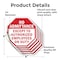 Signmission No Admittance Except to Authorized, 4 inch X 4 inch, Vinyl Decal, 5PK OC-D-5PACK-4-21 - alternate 2