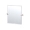 Gatco Sky 24" Frameless Rectangle Mirror Satin Nickel 5569SM - alternate 1