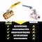 Revalved 1-1/2" Brass Ball Valve 600 WOG Female Threaded NPT Full Port, Lead-Free REV150TH - alternate 5