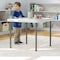 Flash Furniture Paige 24x24 Kid's Granite White Plastic Folding Table with Locking Legs RB-2424-KID-WH-GG - alternate 7