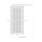 Sartodoors Sliding French Pocket Door 28 x 84 inches with, Planum 0040 Matte Black with White Glass, Kit Trims PLANUM0040PD-BLK-2884 - alternate 3