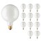 Bulbrite Incandescent G40 Medium Screw Base E26 Light Bulb, 100W, White, 12PK 861099 - alternate 1
