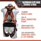 Malta Dynamics Razorback Elite Maxx Full Body Harness, 2XL, 130-310 lb, Quick Connect Chest/ B4202 - alternate 6