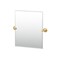 Gatco Designer II 24" Frameless Rectangle Mirror, Brushed Brass 5059SM - alternate 1