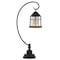 Homeroots 31" Bronze Metal Table Lamp With Bronze Cage Shade 524676 - alternate 4