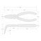 Tekton 6 Inch 70-Degree Bent Smooth Jaw Long Nose Pliers PGF15406 - alternate 5