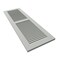 Ekena Millwork True Fit PVC Two Equal Louver Shutters, Hailstorm Gray, 18W x 28H, PR TFP101LVF18X028ST - alternate 8