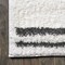 Jonathan Y Petra Stripe Geometric Shag White/Gray 2 ft. x 8 ft. Runner Rug MOH406A-28 - alternate 5