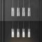 Jonathan Y Mium 29.5" 4-Light Modern Style Iron/Crystal/Glass Integrated LED Linear Pendant, Chrome JYL1706A - alternate 7