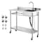 Vevor 33-inch Kitchen Undermount Single Bowl Sinks Drop-In Farmhouse Basin VAWS3322B - alternate 1
