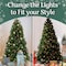 Elf Stor 7.5ft Prelit Christmas Tree with Upright Storage Bag Artificial Spruce Xmas Tree with 450 LED Lights 50-300-7LIT-BAG - alternate 2