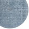 Homeroots 8' Blue And Beige Round Abstract Washable Indoor Outdoor Area Rug 616000 - alternate 5