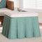 Bali & Pari Palm Bohemian Seafoam Green Scallop Rattan Ottoman 254-14104-ZORO - alternate 4
