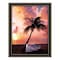 Homeroots Palm Tree Sunset Black Framed Print Wall Art 529593 - alternate 4