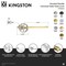 Kingston Brass Universal Front or Side Mount Toilet Tank Lever with Knurled Handle, Antique Brass KTRNKD3 - alternate 2