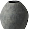 Homeroots 23" Gray Oval Distressed Ceramic Floor Vase 392192 - alternate 5