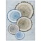 Homeroots 3' X 5' Blue Gold and Gray Faux Bois Washable Non Skid Indoor Outdoor Area Rug 564404 - alternate 8