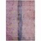 Homeroots 3' X 5' Blush Pink And Purple Abstract Washable Indoor Outdoor Area Rug 578016 - alternate 5